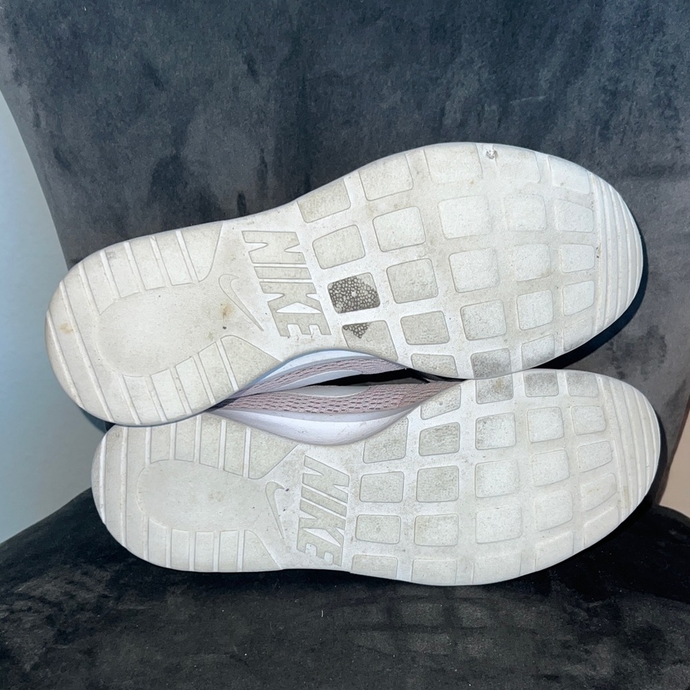 Rhinestone Nike Mauve Women's Sneakers with Silver Swoosh - Picture 12 of 13